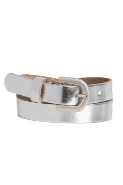 Dames riem zilver
