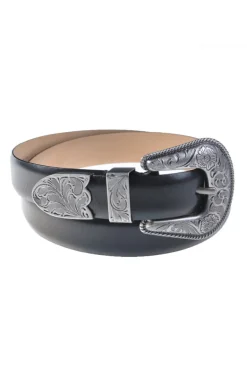 Dames riem zwart