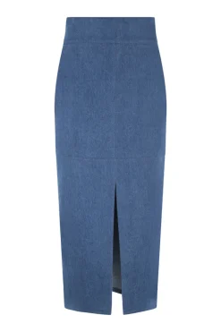 Dames rok blauw