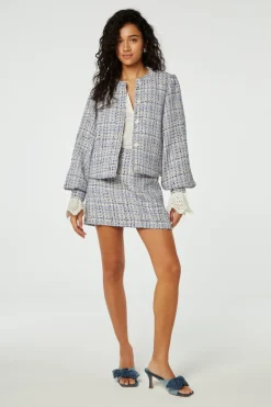 Dames rok blauw