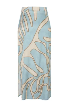 Dames rok blauw