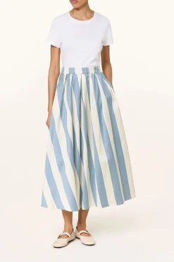 Dames rok blauw