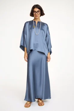 Dames rok blauw