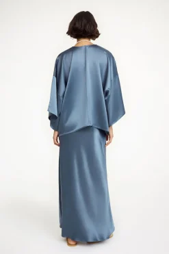 Dames rok blauw