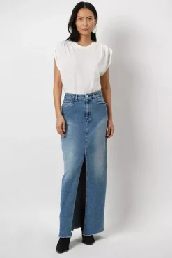 Dames rok blauw