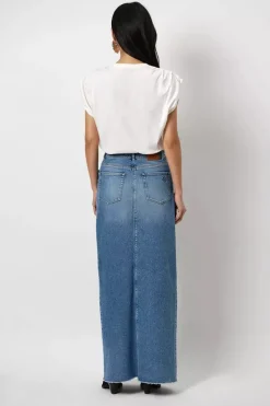 Dames rok blauw