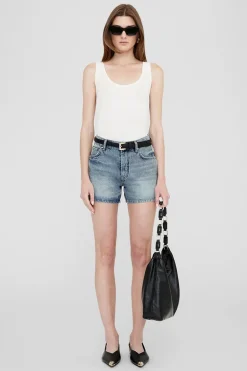 Dames short blauw