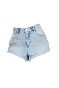 Dames short blauw