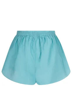 Dames short blauw