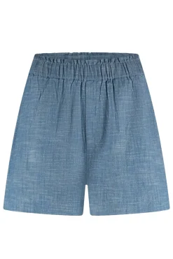 Dames short blauw