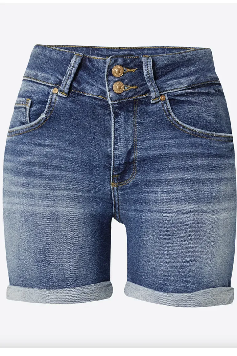 Dames short blauw