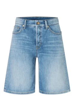 Dames short blauw