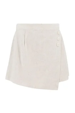 Dames short bruin