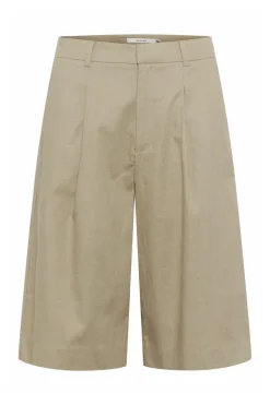 Dames short bruin