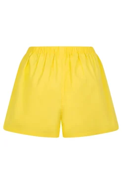 Dames short geel