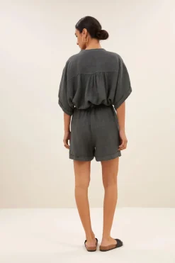 Dames short grijs