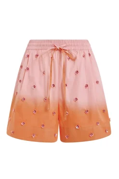 Dames short oranje