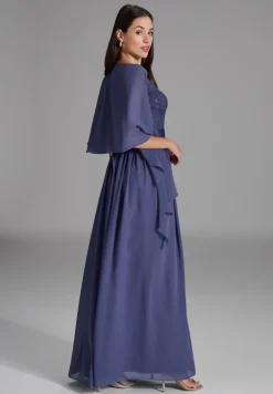 Dames sjaal blauw