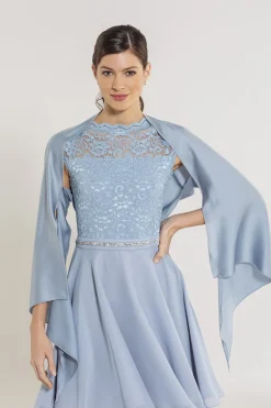 Dames sjaal blauw