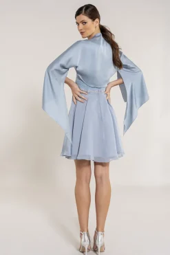 Dames sjaal blauw