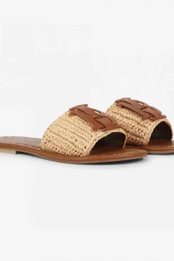 Dames slippers bruin