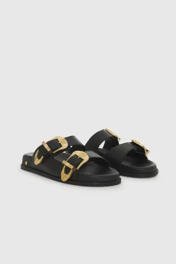 Dames slippers zwart