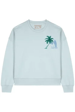 Dames sweater blauw
