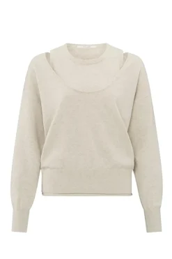Dames sweater bruin