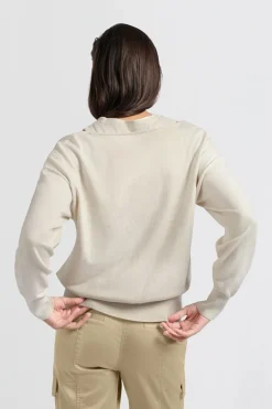 Dames sweater bruin