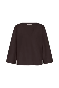 Dames sweater bruin