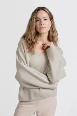 Dames sweater bruin