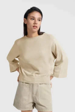 Dames sweater bruin