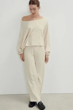 Dames sweater ecru