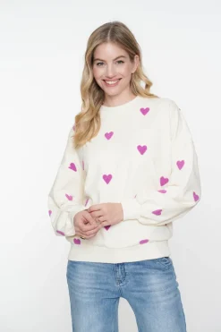 Dames sweater ecru