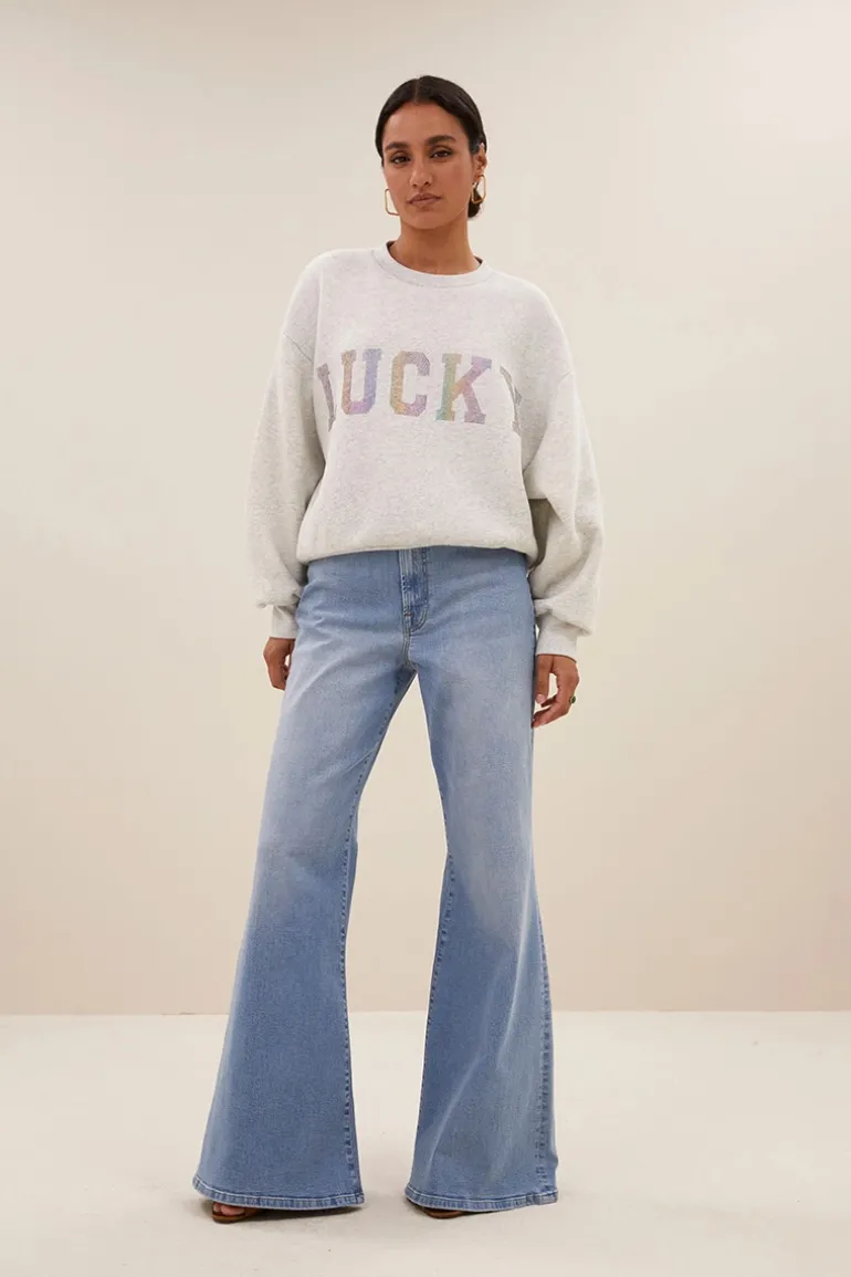 Dames sweater grijs