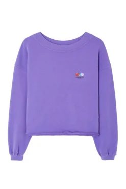 Dames sweater paars