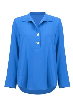 Dames top blauw