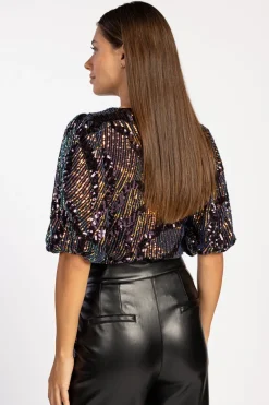 Dames top blauw