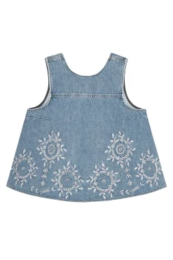 Dames top blauw