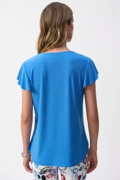Dames top blauw