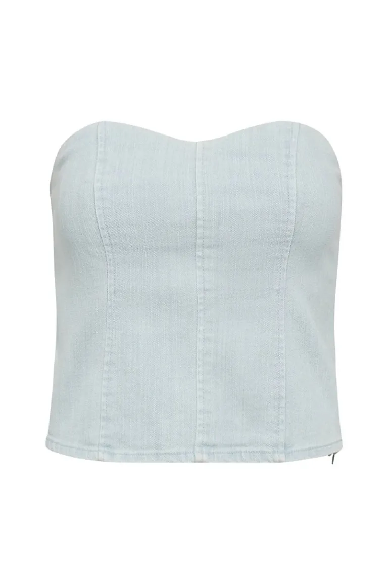 Dames top blauw