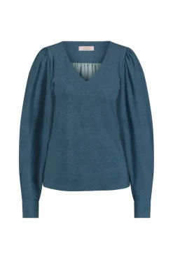 Dames top blauw
