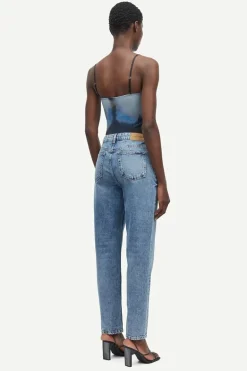 Dames top blauw