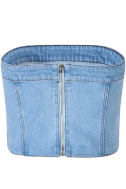 Dames top blauw