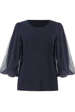Dames top blauw