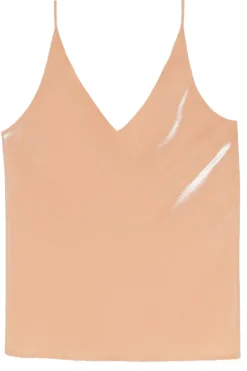 Dames top bruin