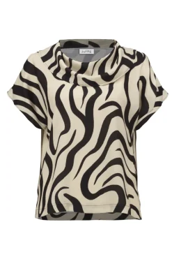 Dames top bruin