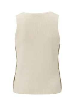Dames top bruin