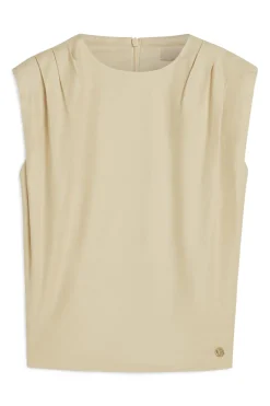 Dames top bruin
