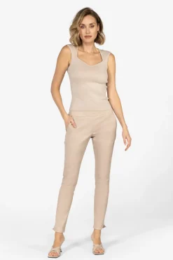 Dames top ecru